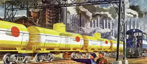 Billowing: Freight Cars Pass Thru