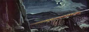 Starry: Freight Train at Night