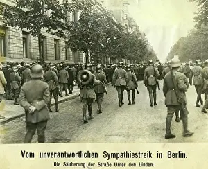 Sympathy: Freikorps members in Berlin, around 1919