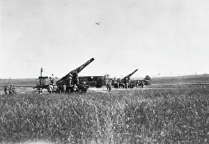 Mounting: French 320 mm gun on railway mounting, WW1