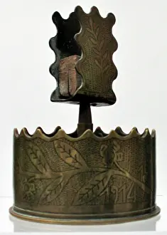 D Ypres: French 75 mm shell case base - Souvenir d'Ypres