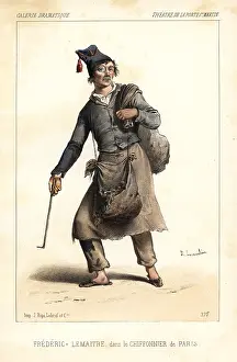 Dollet: French actor Frederic Lemaitre in Le Chiffonnier
