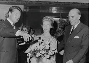 The French actor Jean Marais (left) with British