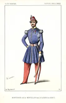 Comique: French actor Montdidier as Monteclain in La