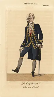 Almanach: French actor Nicolas-Baptiste Anselme as Le
