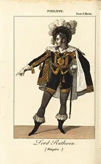 Almanach: French actor Philippe as Lord Ruthwen in Le