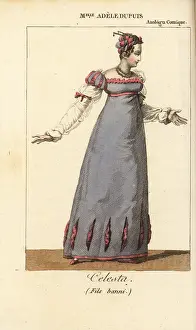Almanach: French actress Mlle. Adele Dupuis as Celesta