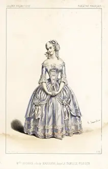 Famille: French actress Mlle Augustine Brohan as Marianne