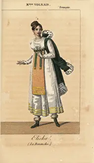 Almanach: French actress Mlle. Volnais as Eliska in