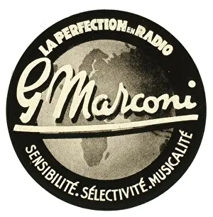 Sensitivity: French advertisement for G Marconi radio
