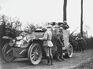 Meteren: French armoured car WWI