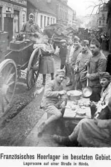Bivouac: French army camp in Dortmund, 1923