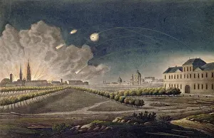 Bombards: French artillery bombards Vienna