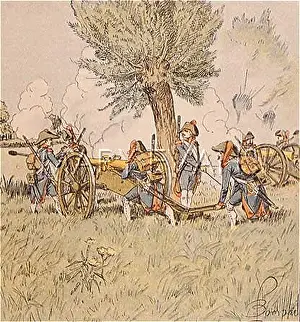C1800: FRENCH ARTILLERY C1800