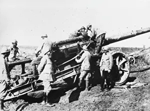 Ravin: French artillery WWI