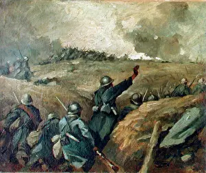 Mondes: French attack on German positions