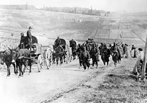 Heer: French auxiliaries on the way to the front, 1914
