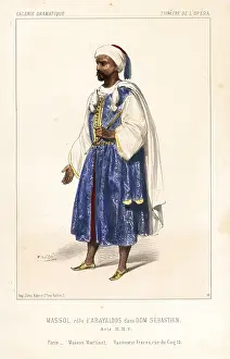 Gaetano: French baritone Jean-Etienne Massol as Abaldos