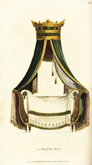 Bedspread: A French bed