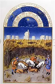 1409: FRENCH BOAR HUNT