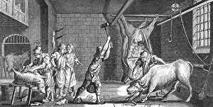 Butchery: French Butcher 1760
