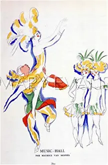 Attired: FRENCH CABARET ACROBATS