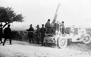 Westfront: French cannon, 1915