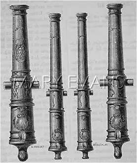 C17th: FRENCH CANNONS/C17TH