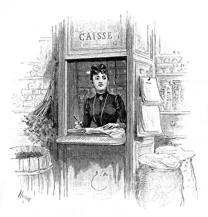 Cashier: FRENCH CASHIER 1890