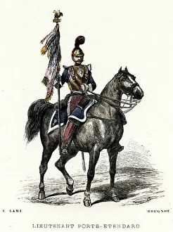 Carabiniers: French Cavalry Soldier Standard Bearer