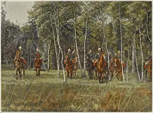 Hamper: FRENCH CAVALRY IN WOOD