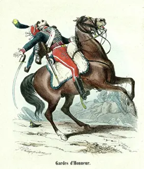 Gardes: FRENCH CAVALRYMAN HIT