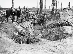 Looting: French cavalrymen 1918