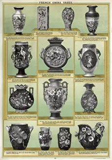 Pots: French China Vases, Plate 77