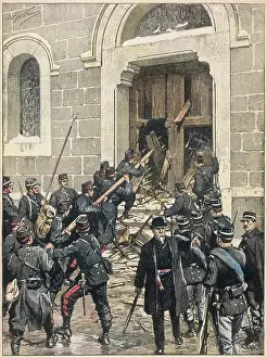 Refuses: FRENCH CHURCH ENTERED
