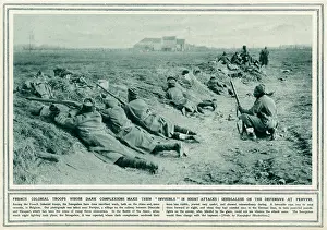 Pervyse: French Colonial troops on the defence at Pervyse
