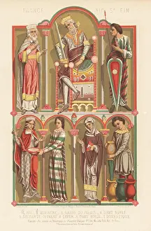 12th Century: French costumes of the 12th century