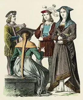 Pleats: French Costumes 1460-80