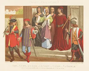 Charles Louandre: French costumes, end of the 15th century