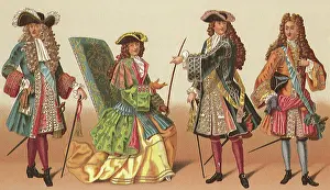Racinet: French Courtiers