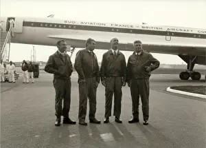 Concordes: The French crew in Toulouse after Concorde's first flight