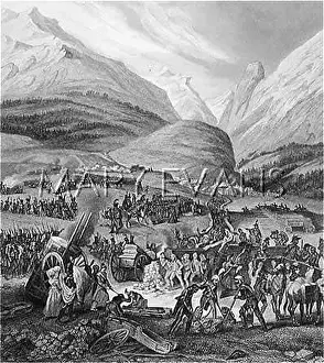 FRENCH CROSSING THE ALPS