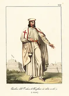 Red Cross: French crusader of the Knights Templar in civil