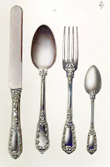 Becquet: French Cutlery set, Becquet, Paris