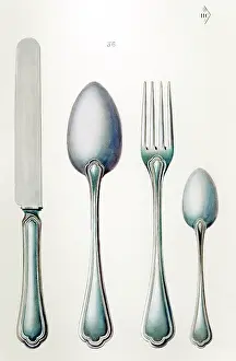Becquet: French Cutlery set, Becquet, Paris