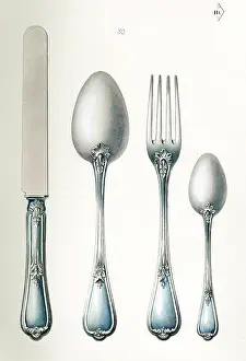 Becquet: French Cutlery Set, Becquet, Paris