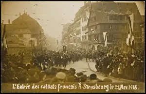 Liberating: FRENCH ENTER STRASBOURG