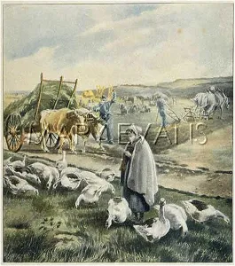 Cartload: FRENCH FARM SCENE