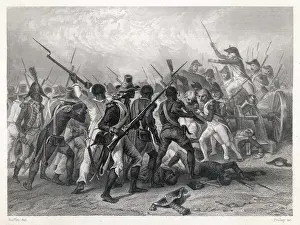 Agression: French fighting Haitians in Haiti