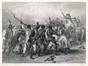 Agression: French fighting Haitians in Haiti